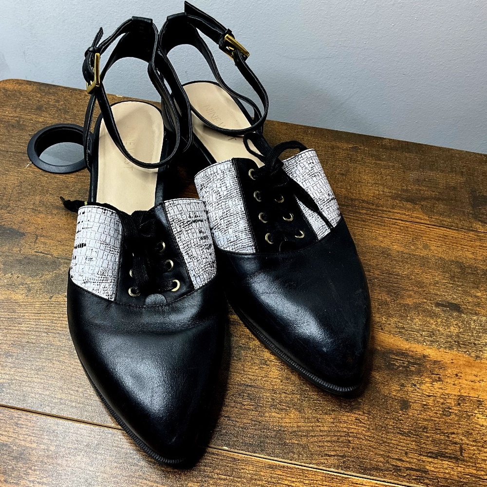 Nine West Black and White Women's Shoes